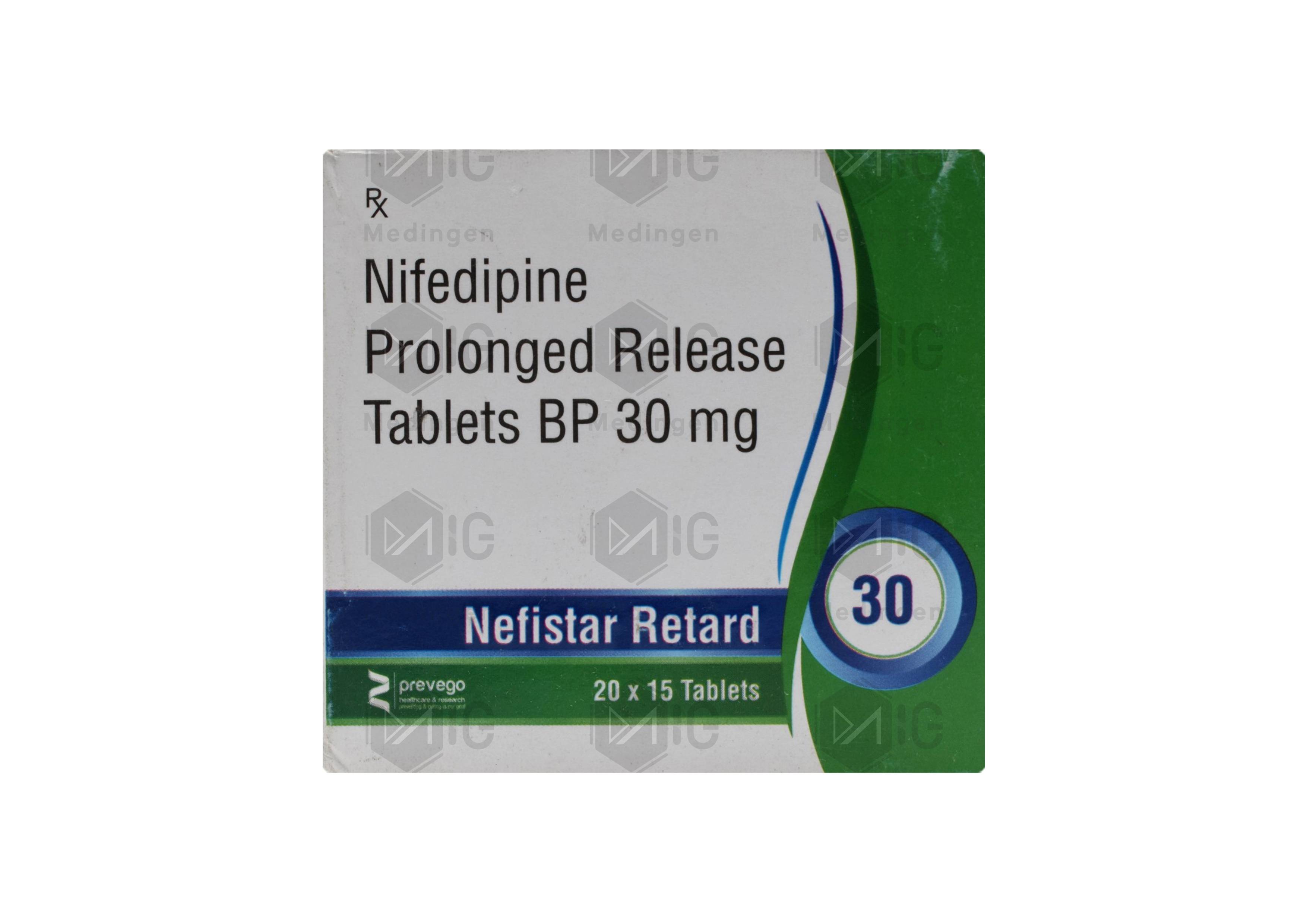 NEFISTAR RETARD 30MG